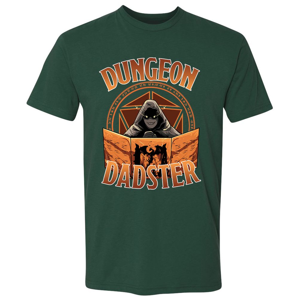 Dungeon Dadster Premium Unisex T-Shirt - Forest Green - 13