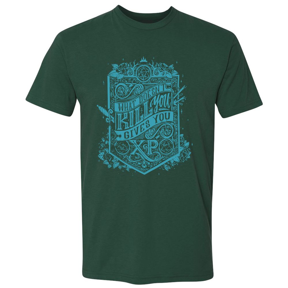 What Doesn't Kill You Gives You XP Premium Unisex T-Shirt - Forest Green - 13