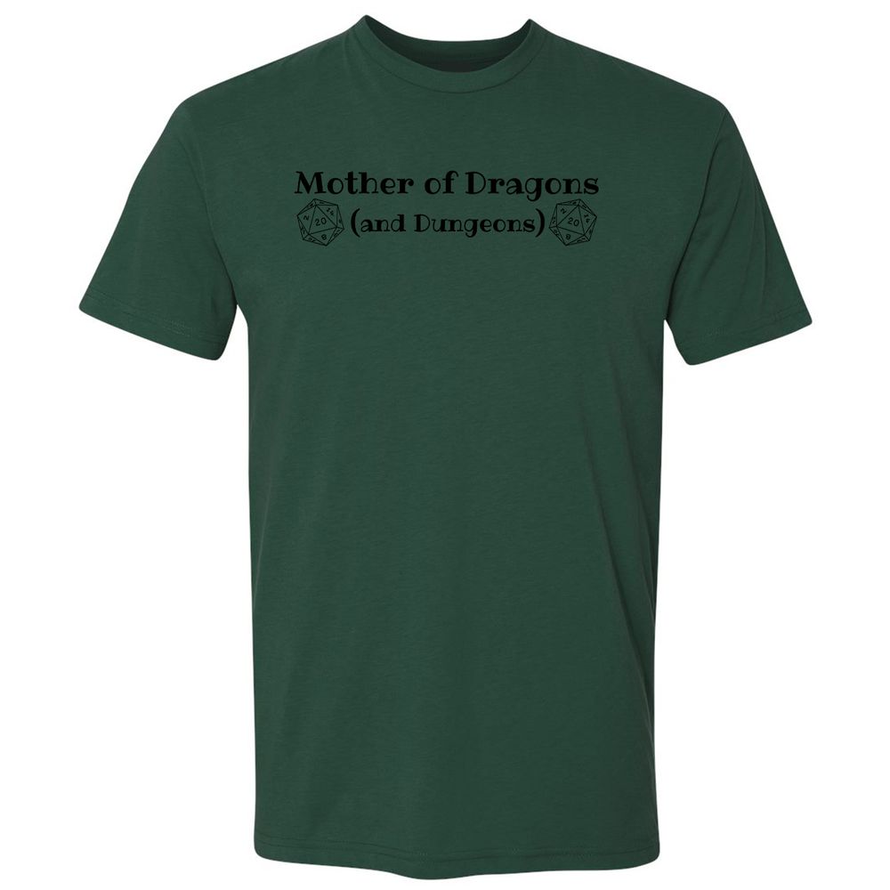 Mother Of Dragons Premium Unisex T-Shirt - Forest Green - 13