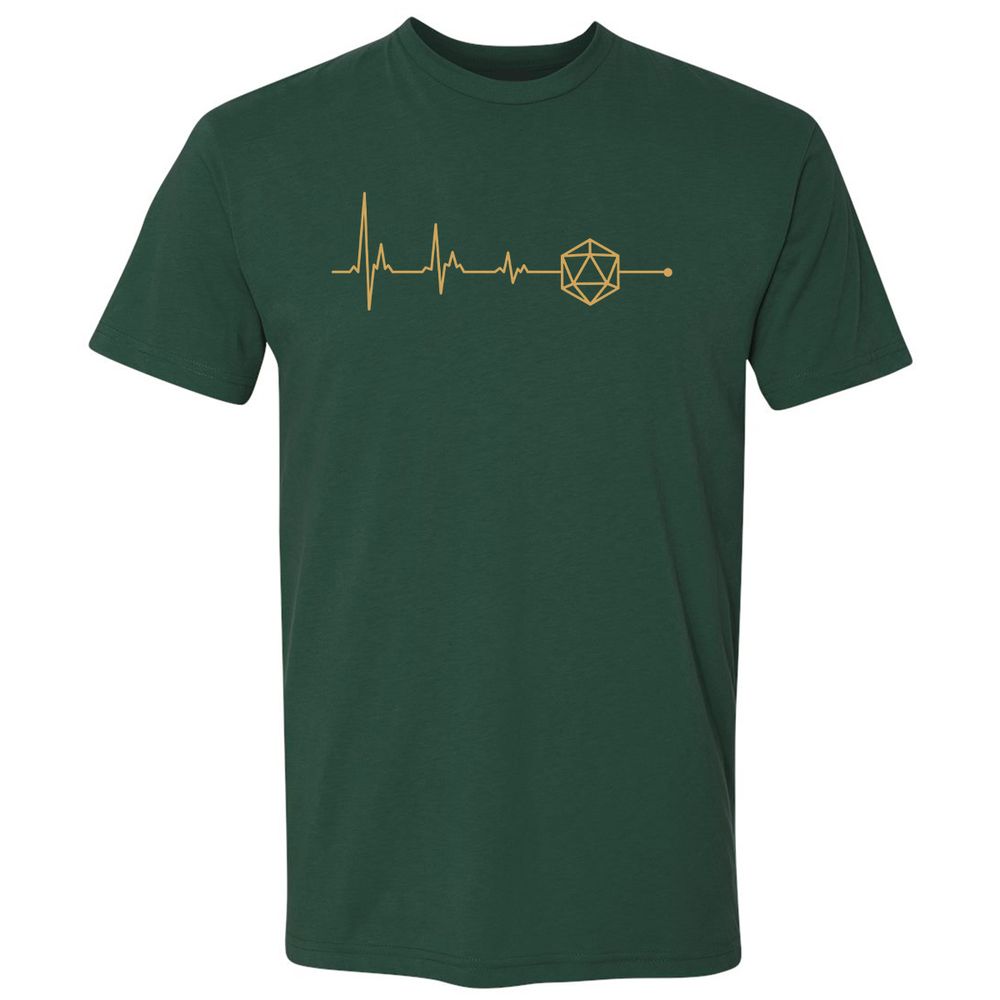 D20 Dice Is My Life Premium Unisex T-Shirt - Forest Green - 13