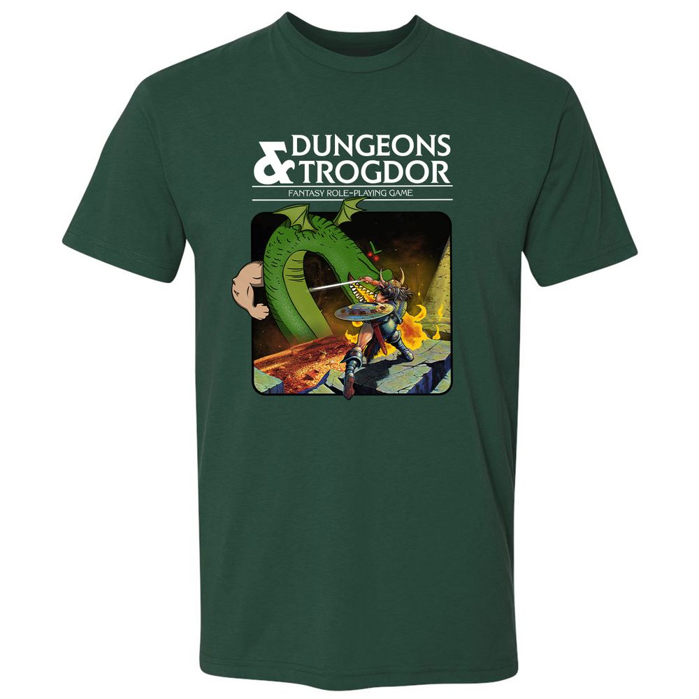 Trogdor Premium Unisex T-Shirt - Forest Green - 13