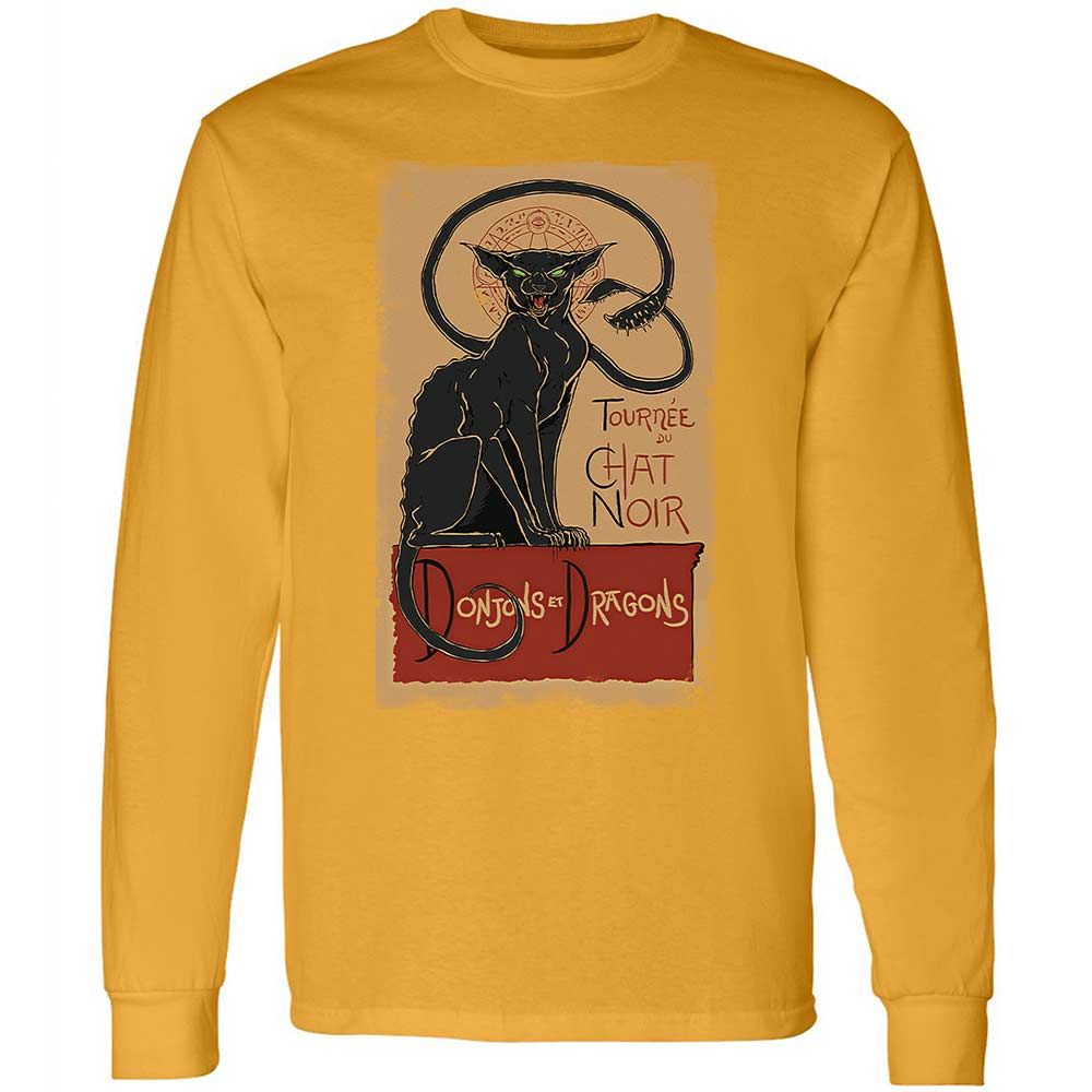 Tournee Du Chat Noir Long Sleeve T-Shirt - Gold - 13