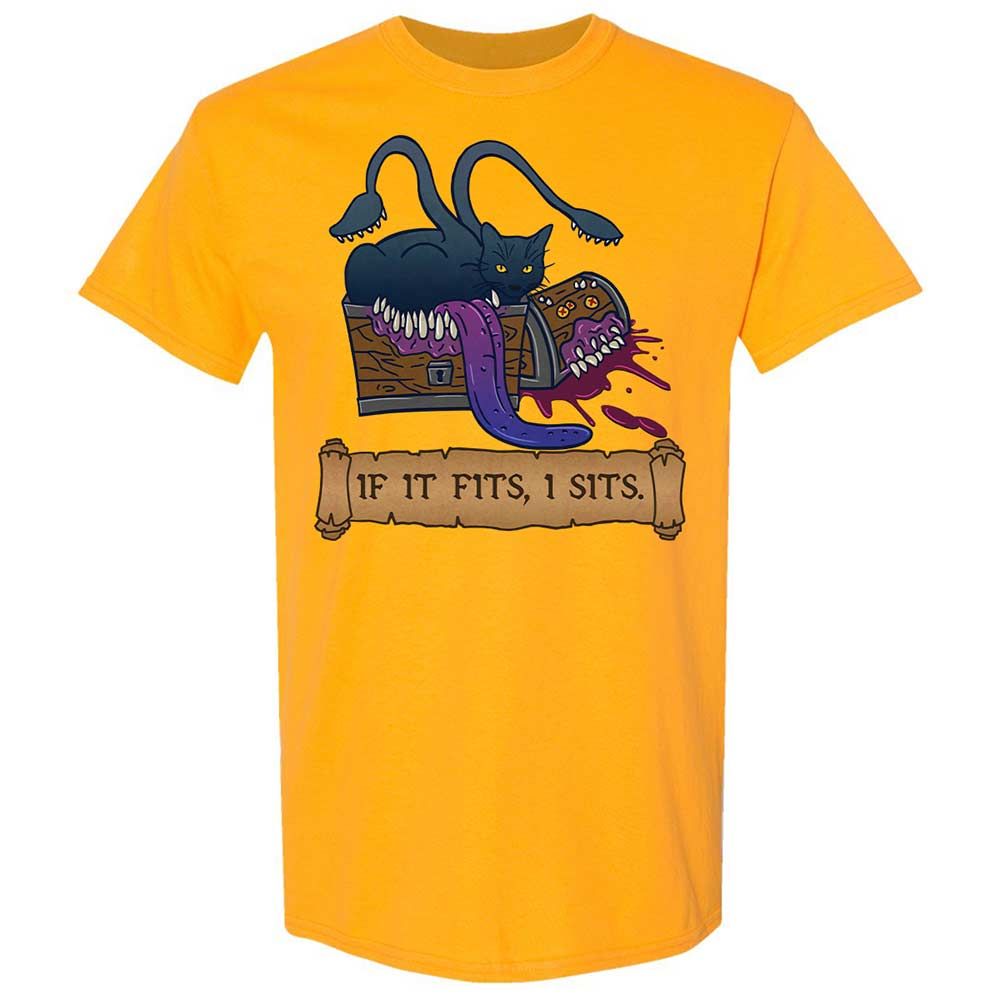 If It Fits I Sits Classic Unisex T-Shirt - Gold - 13