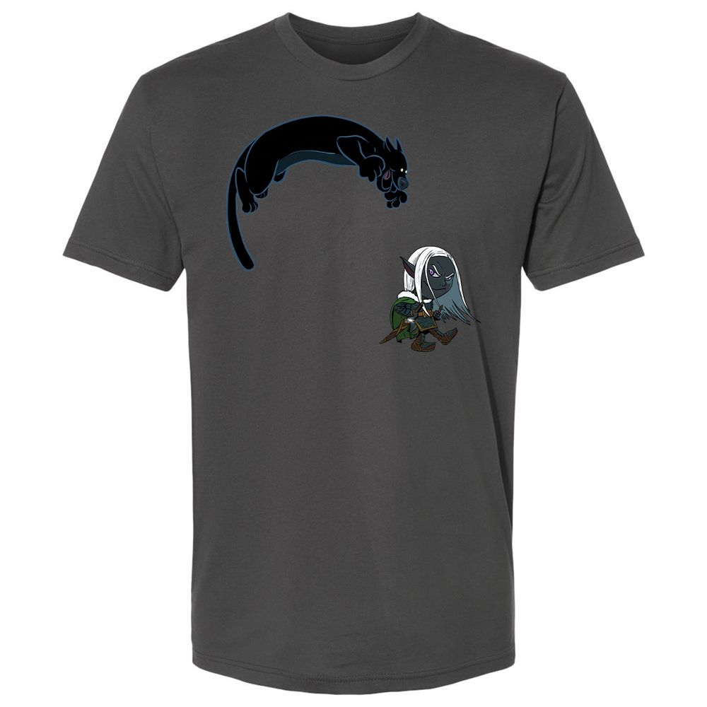 Drizzt and Guenhwyvar Premium Unisex T-Shirt - Heavy Metal - 13