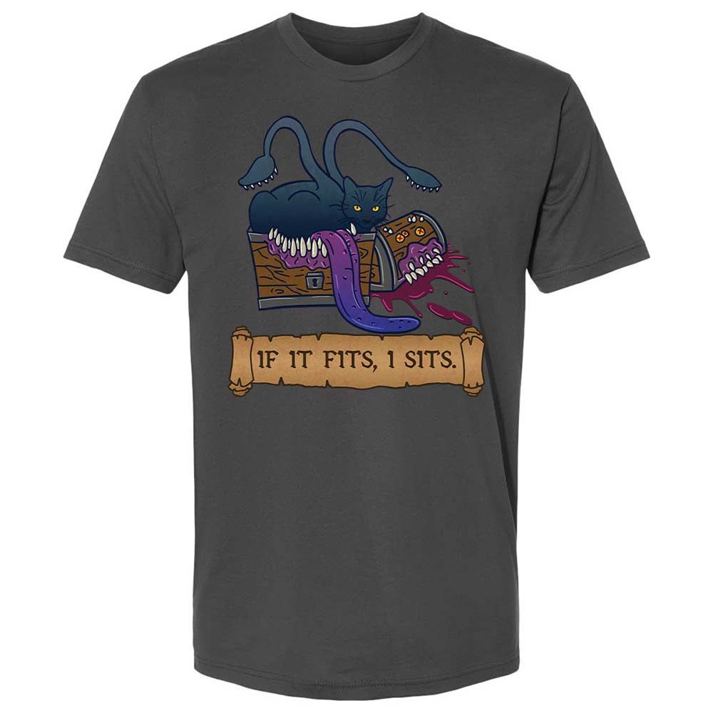 If It Fits I Sits Premium Unisex T-Shirt - Heavy Metal - 13