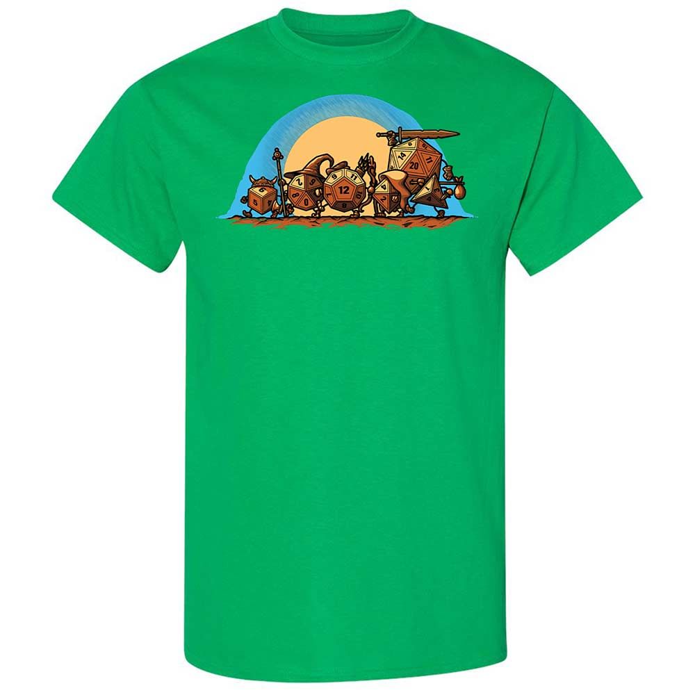 The Fellowship Of The Dice Classic Unisex T-Shirt - Irish Green - 13