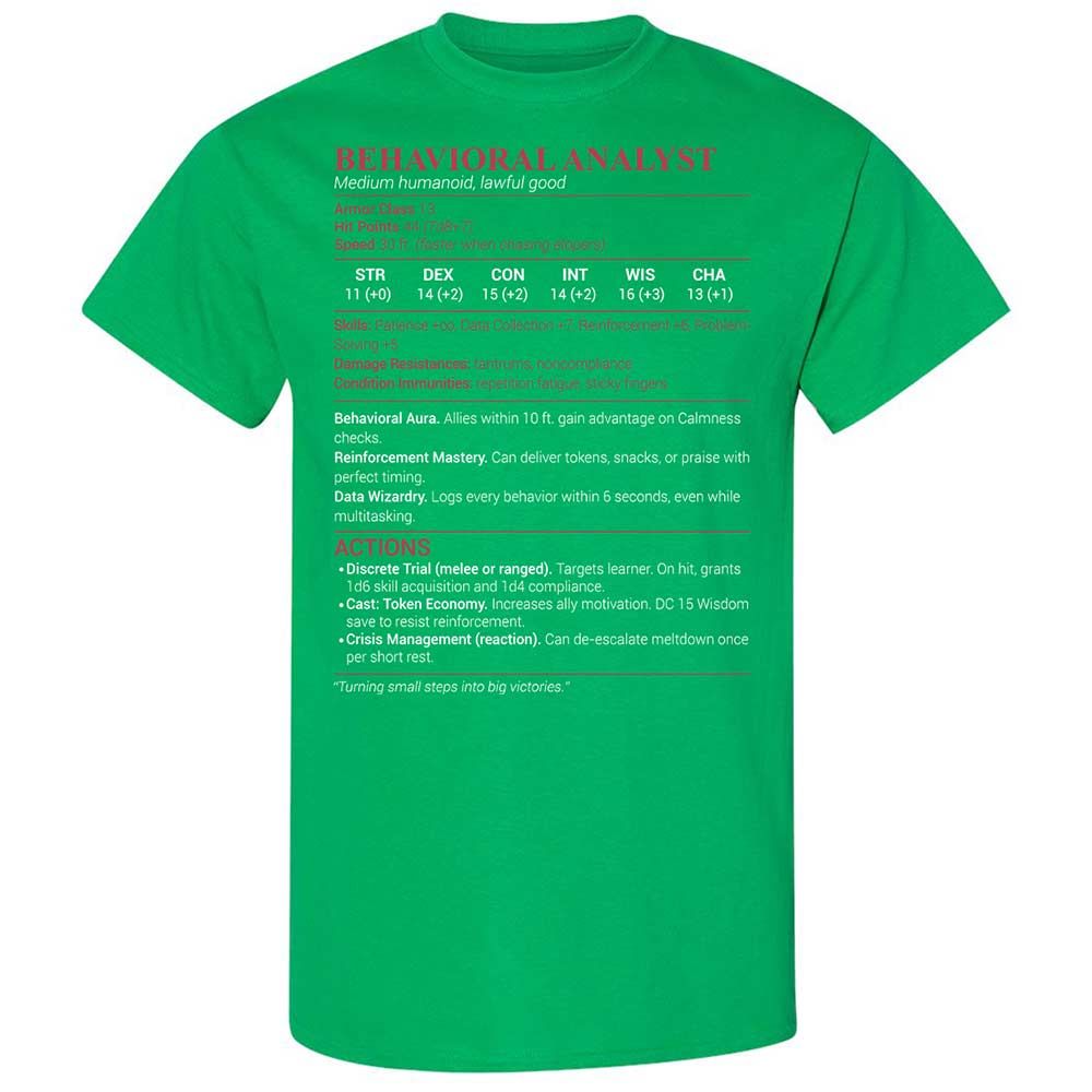 Behavioral Analyst - Irish Green - 13