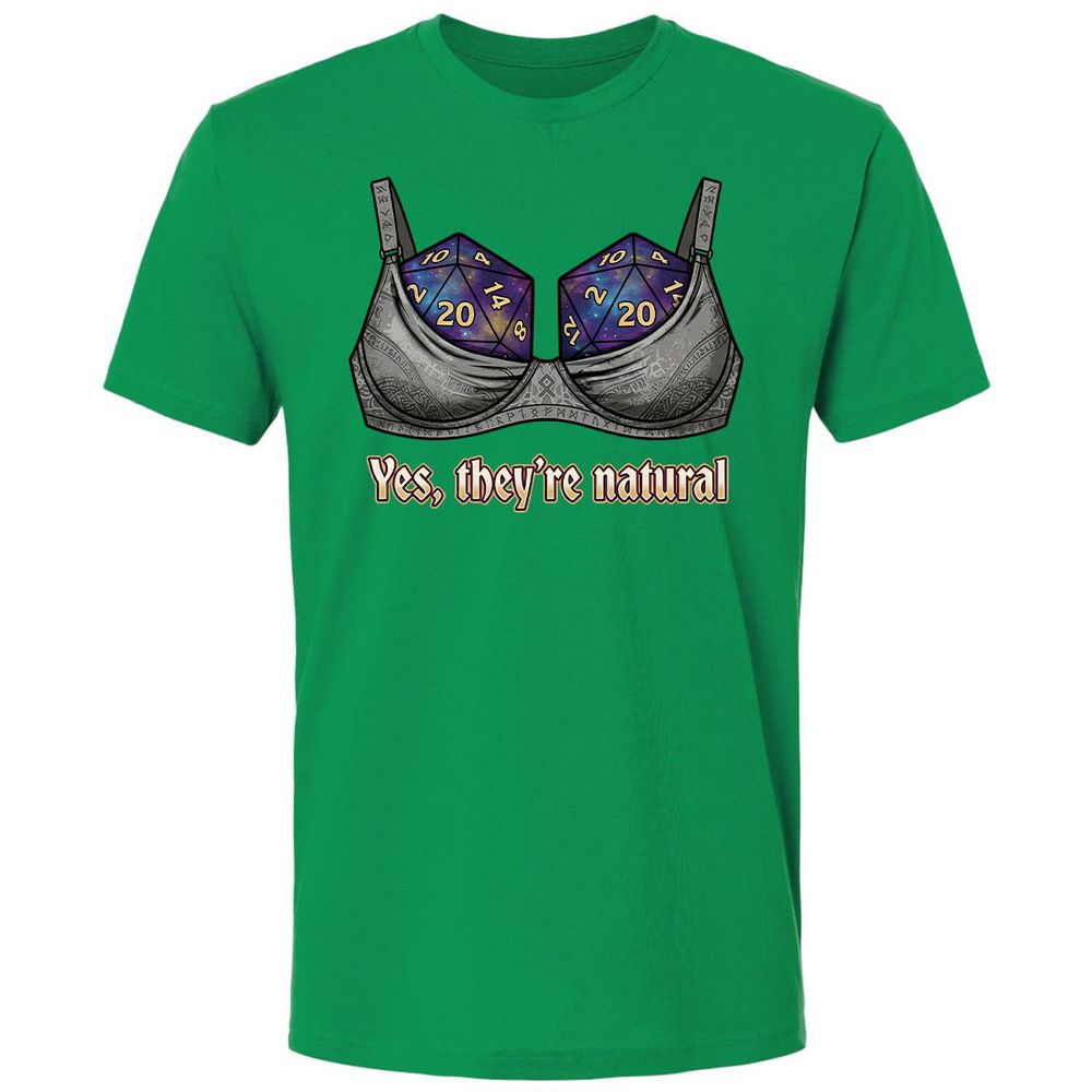 They Are Natural Nat20 Premium Unisex T-Shirt - Kelly Green - 13