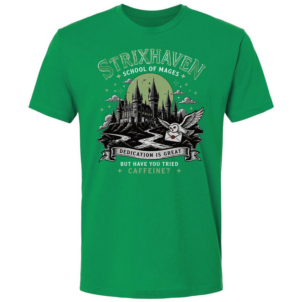 Strixhaven - School Of Mages Premium Unisex T-Shirt - Kelly Green - 13
