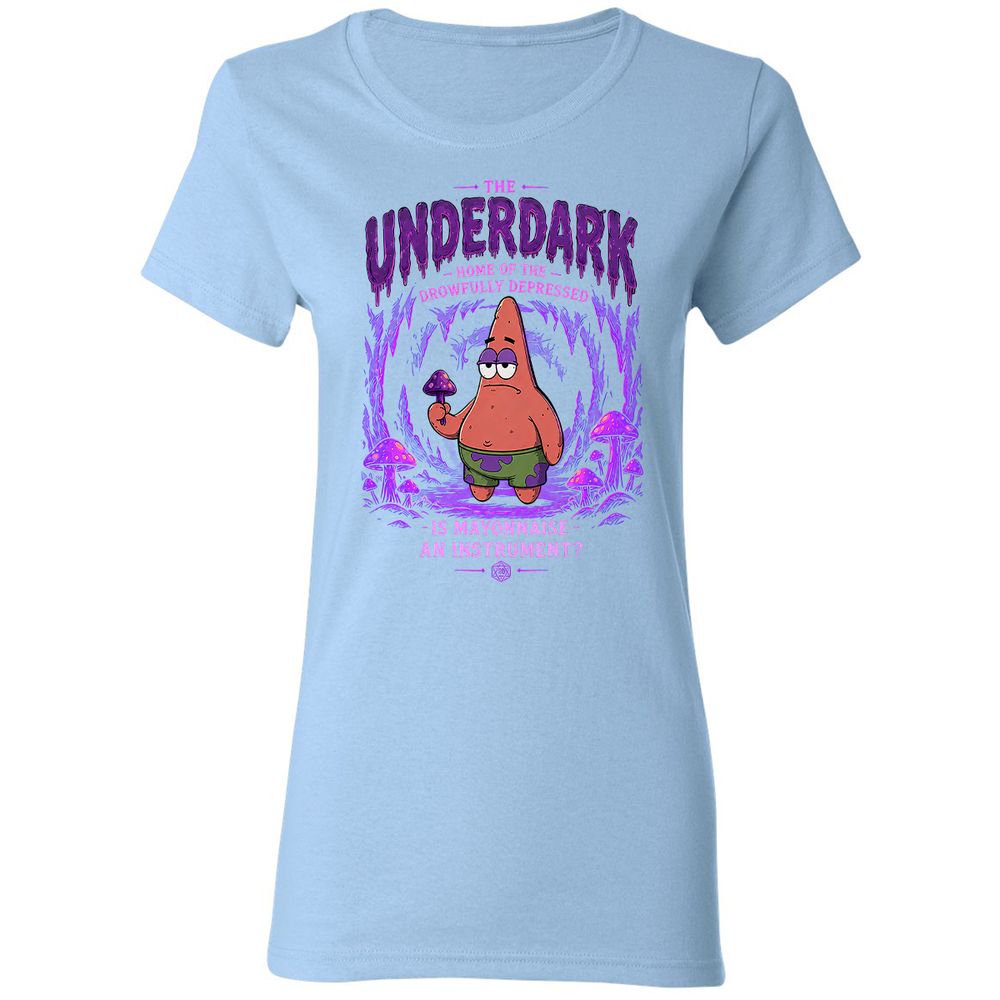 The Underdark Women's T-Shirt - Light Blue - 13