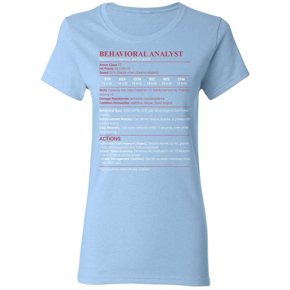 Behavioral Analyst - Light Blue - 13