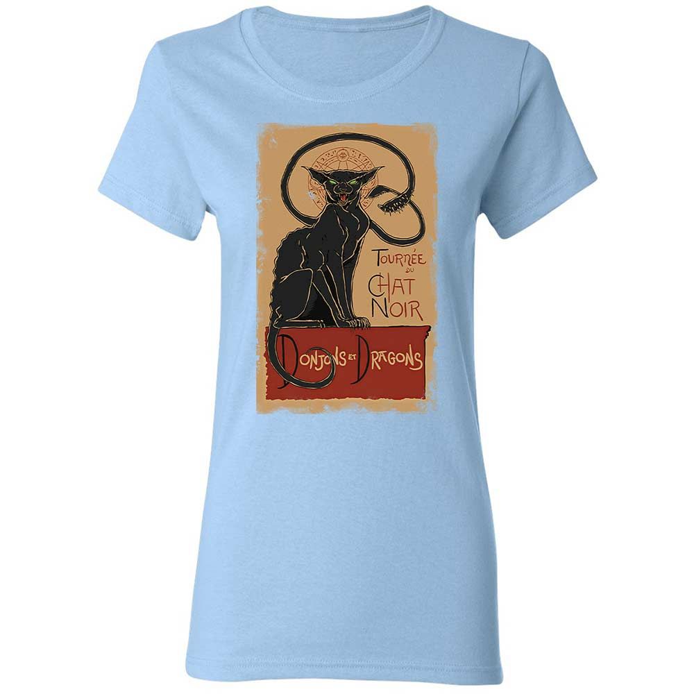 Tournee Du Chat Noir Women's T-Shirt - Light Blue - 13