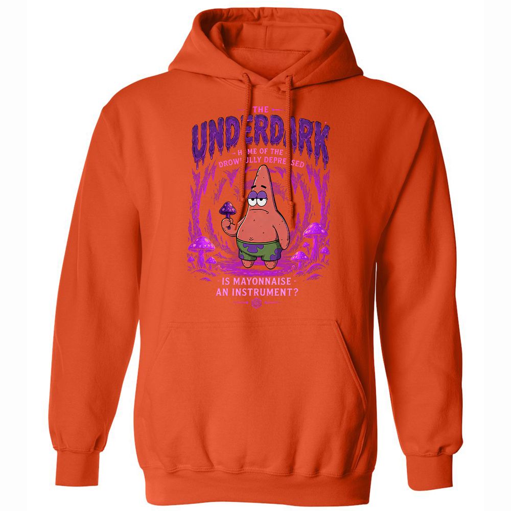 The Underdark Classic Unisex Hoodie - Orange - 13