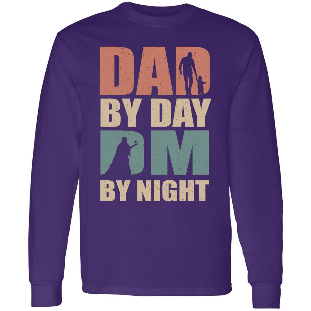 Dad By Day DM By Night - Purple - 13