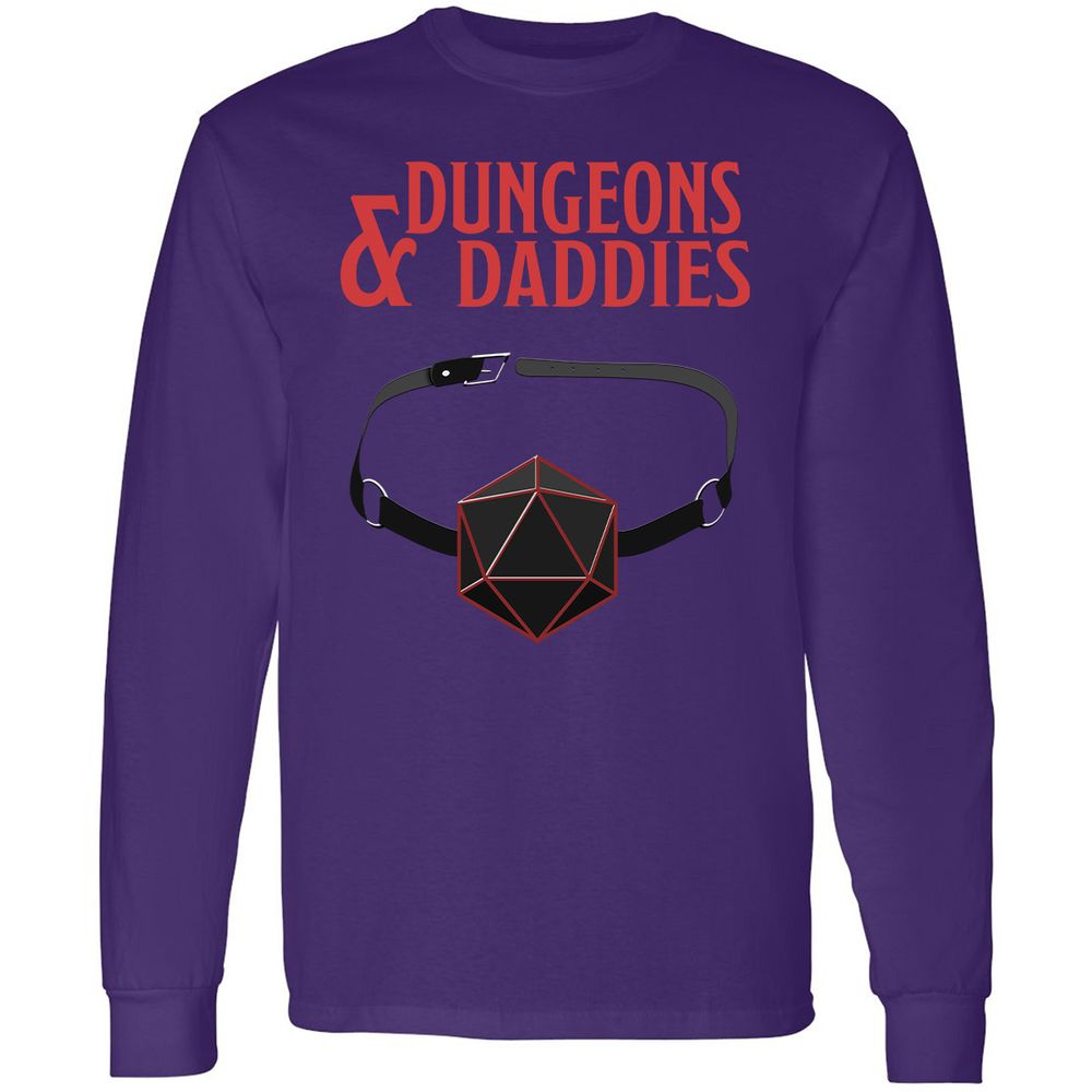 Dungeons And Daddies Long Sleeve T-Shirt - Purple - 13