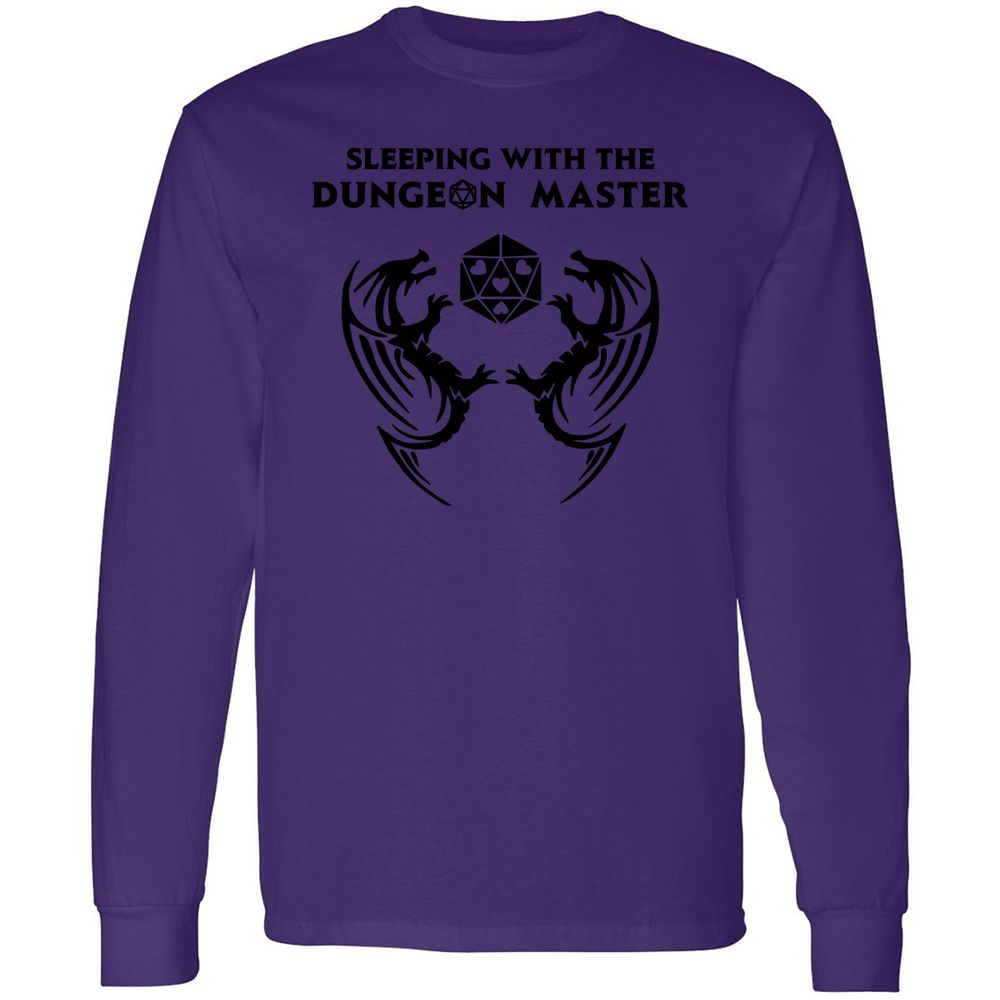 Sleeping With The DM Long Sleeve T-Shirt - Purple - 13