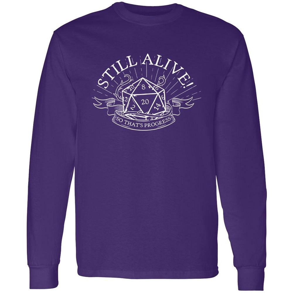 Still Alive So That's Progress - Purple - 13