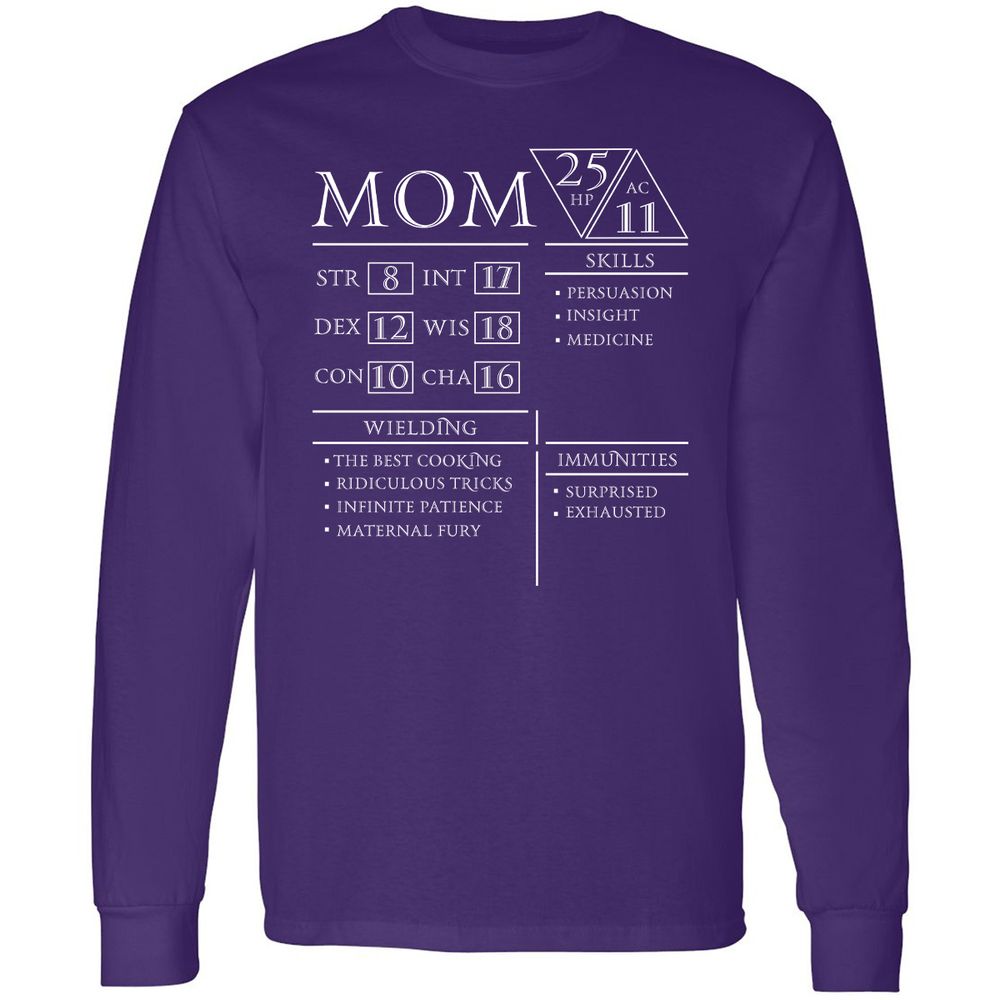 Mom Stats - Purple - 13