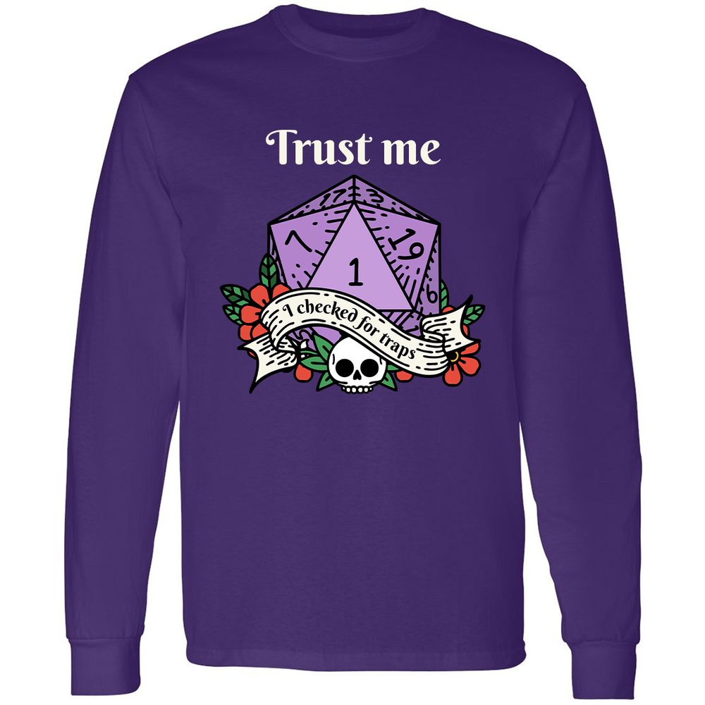 Trust Me I Checked for Traps - Purple - 13