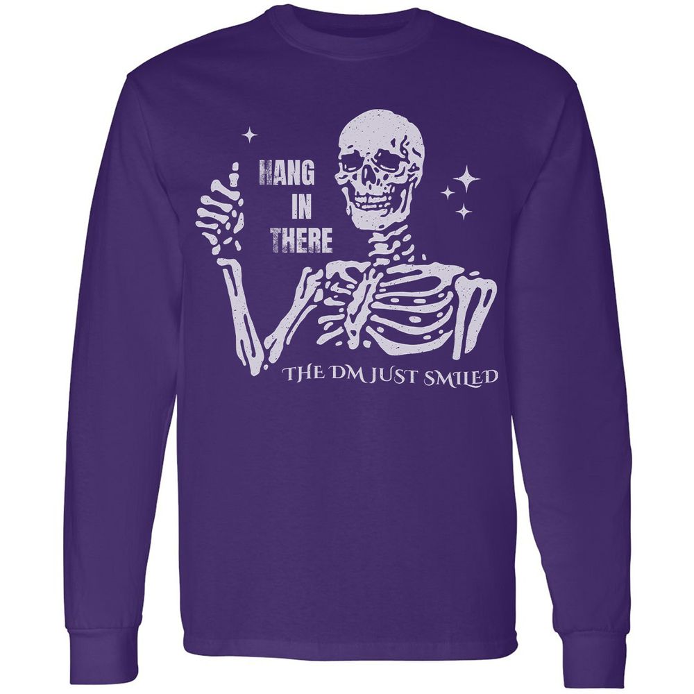 Hang In There – The DM Just Smiled Skeleton - Purple - 13