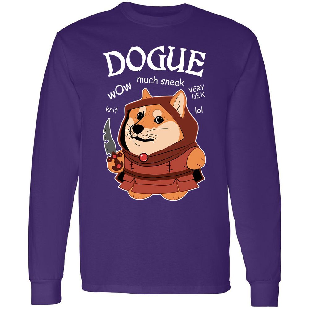 Dogue Class Long Sleeve T-Shirt - Purple - 13