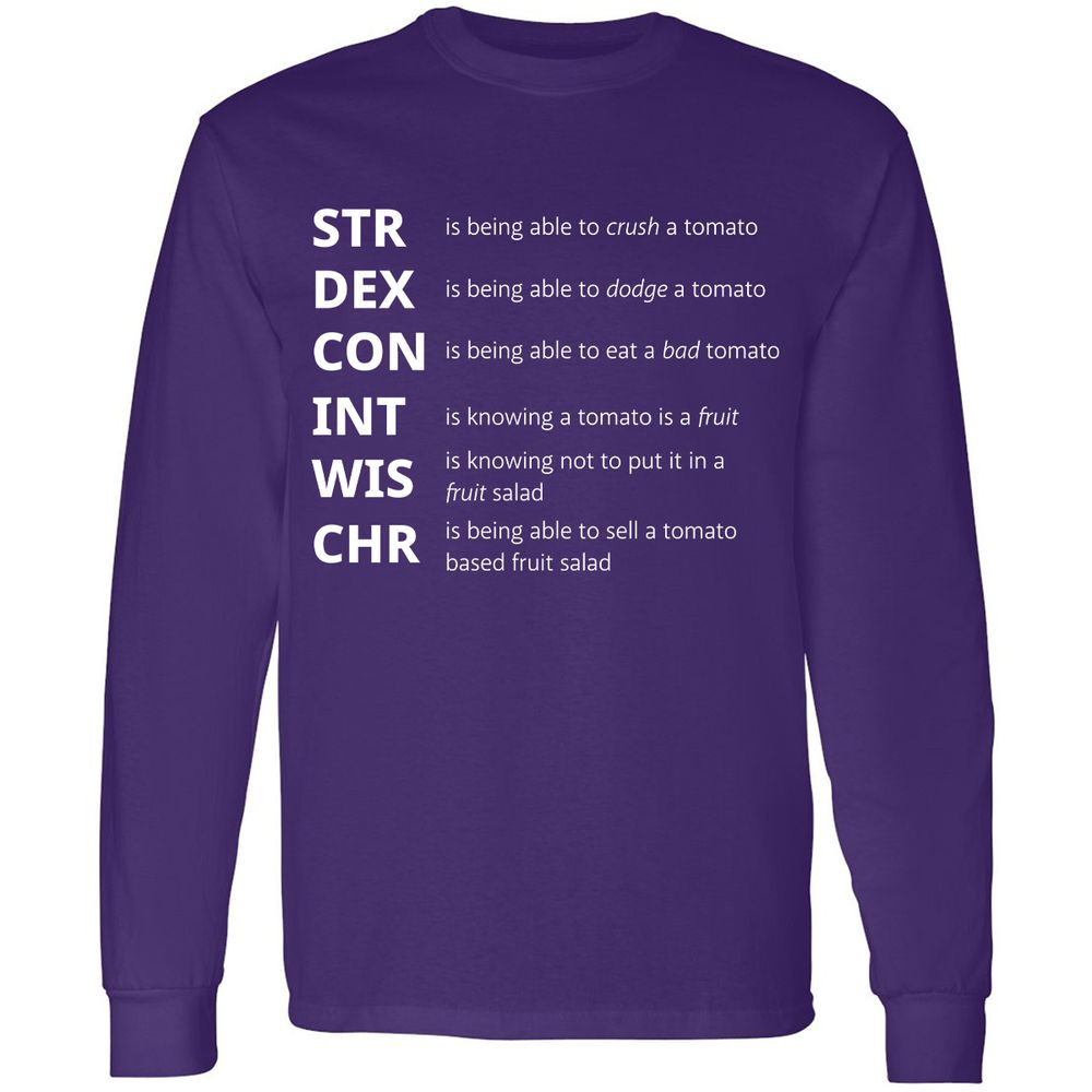 Tomato Stats – RPG Meme Edition - Purple - 13