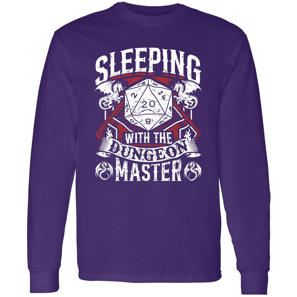 Sleeping With The DM Long Sleeve T-Shirt - Purple - 13