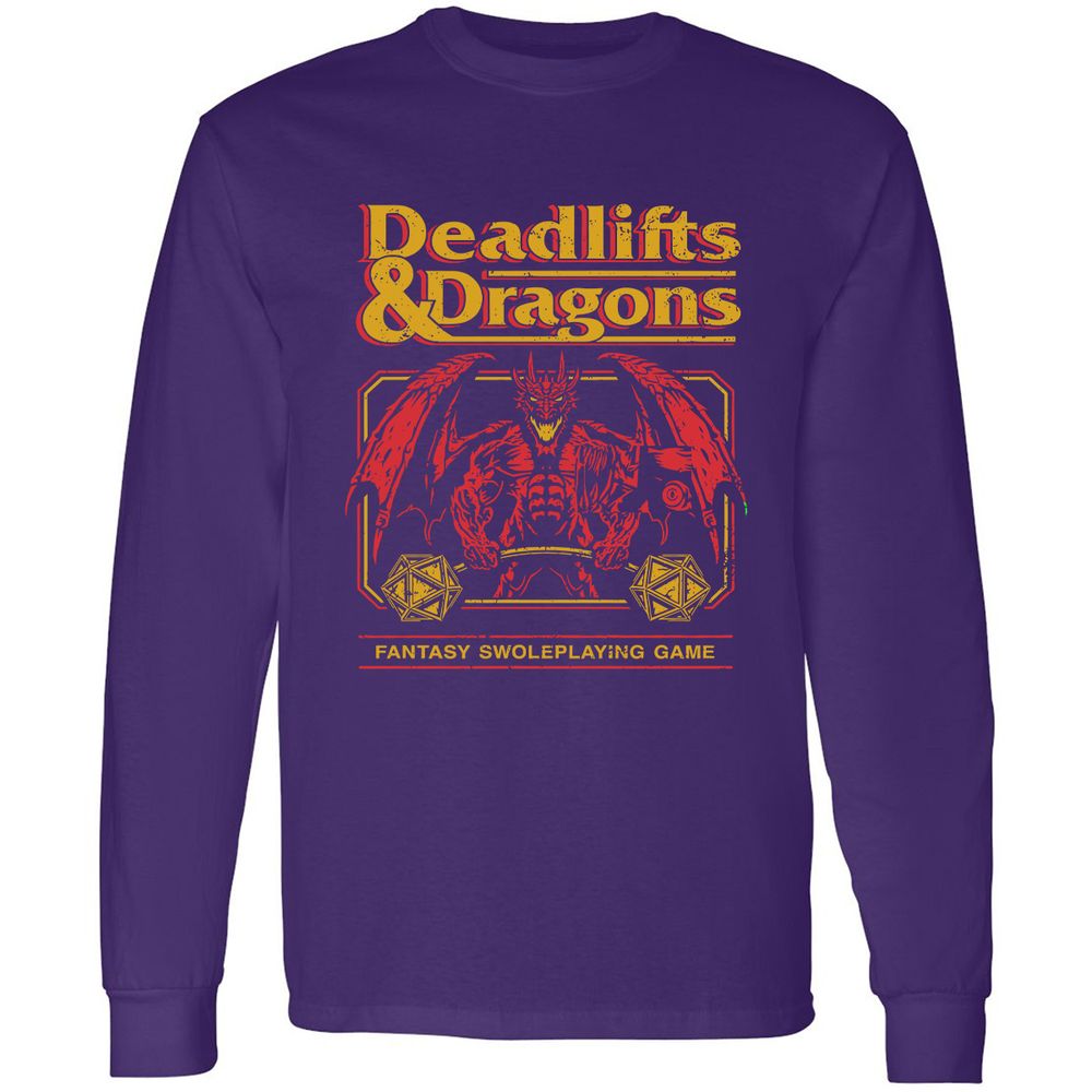 Deadlifts & Dragons - Purple - 13