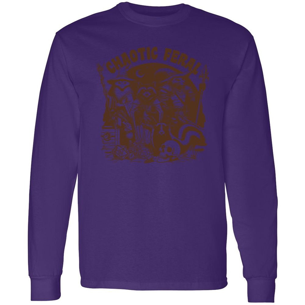 DND Inspired Raccoon Opossum Chaotic Feral - Purple - 13