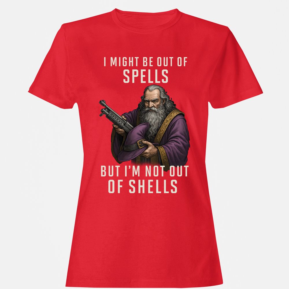 Not Out Of Shells Women's T-Shirt - Red - 13