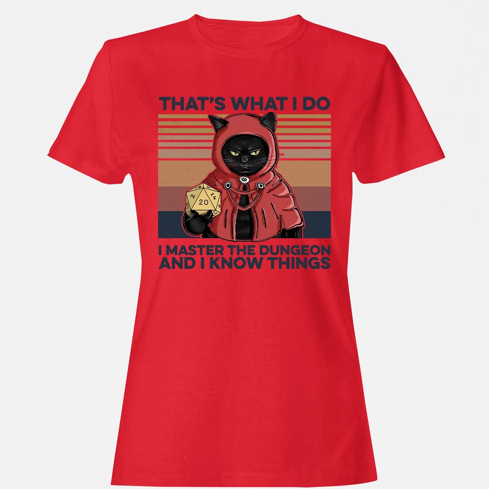 I Master The Dungeons Women's T-Shirt - Red - 13