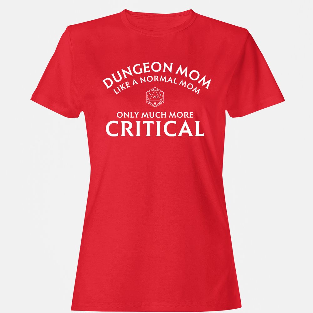Dungeon Mom Normal Mom Women's T-Shirt - Red - 13