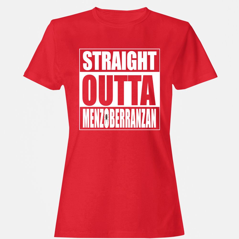 Straight Outta Menzoberranzan Women's T-Shirt - Red - 13