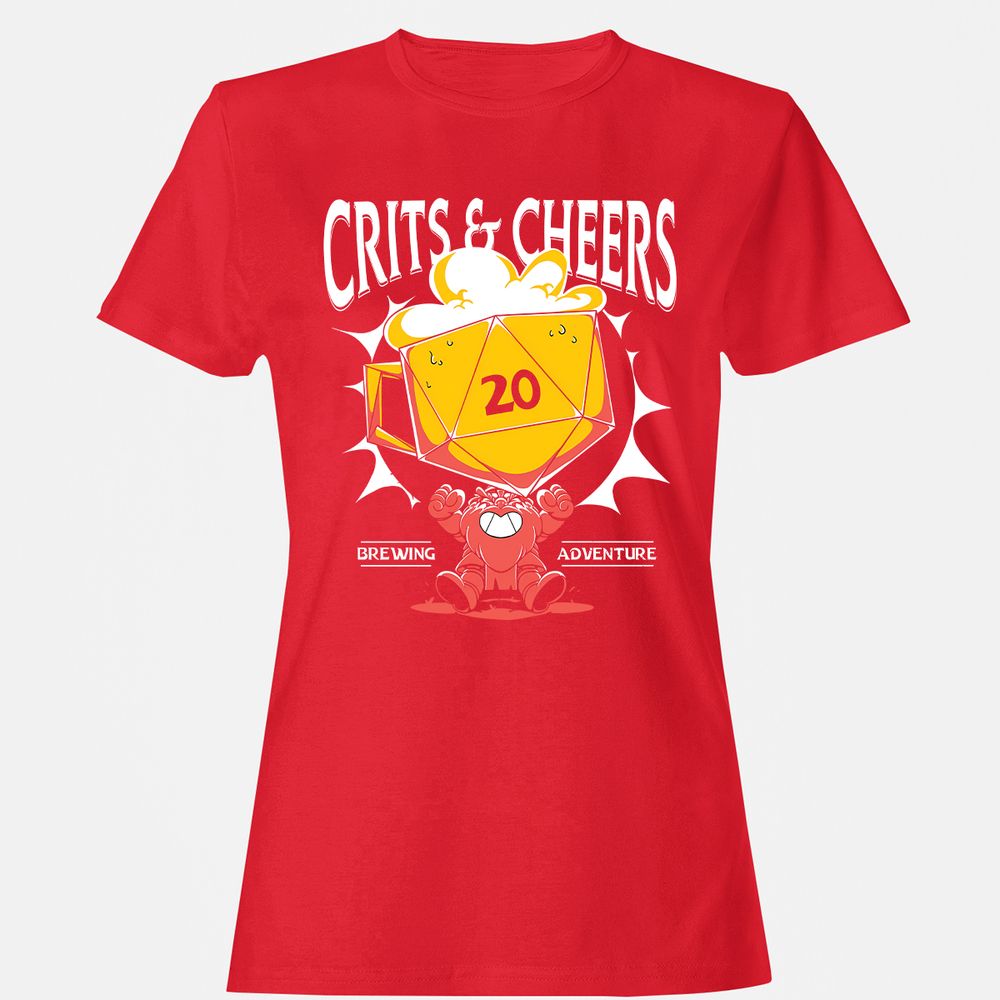Crits & Cheers Women's T-Shirt - Red - 13