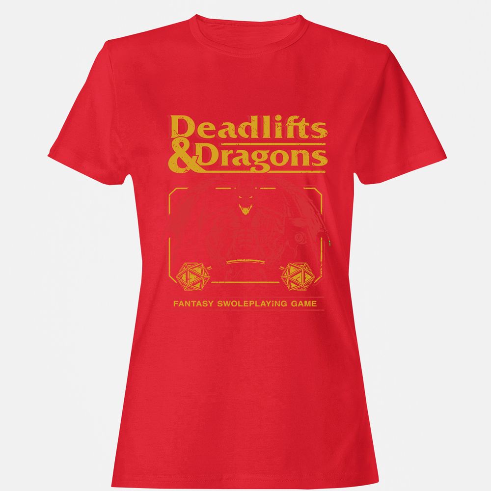 Deadlifts & Dragons - Red - 13