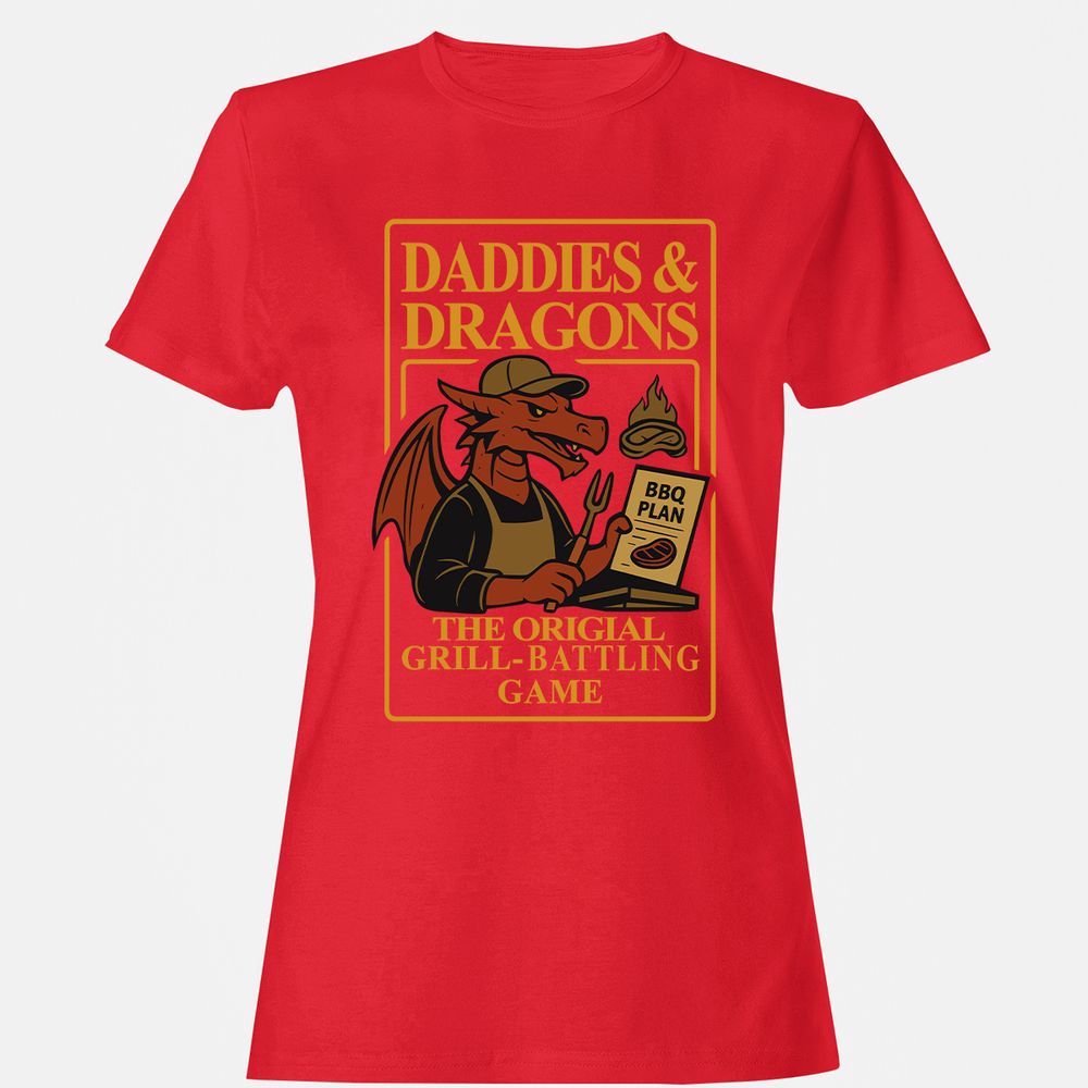 Daddies & Dragons Women's T-Shirt - Red - 13