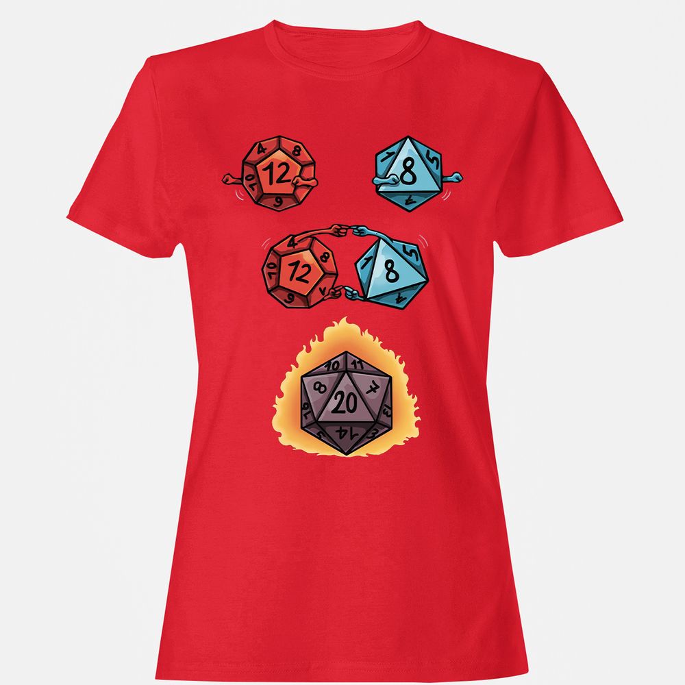Dice Fusion RPG Women's T-Shirt - Red - 13