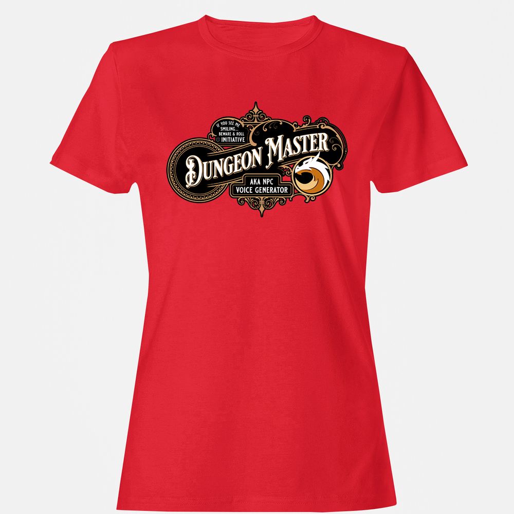 Dungeon Master Women's T-Shirt - Red - 13