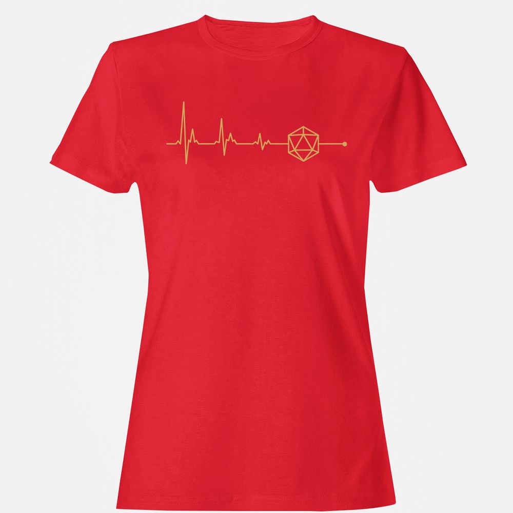 D20 Dice Is My Life Women's T-Shirt - Red - 13