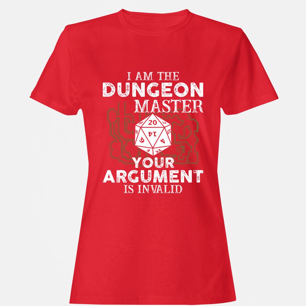 I Am the Dungeon Master – Your Argument Is Invalid - Red - 13