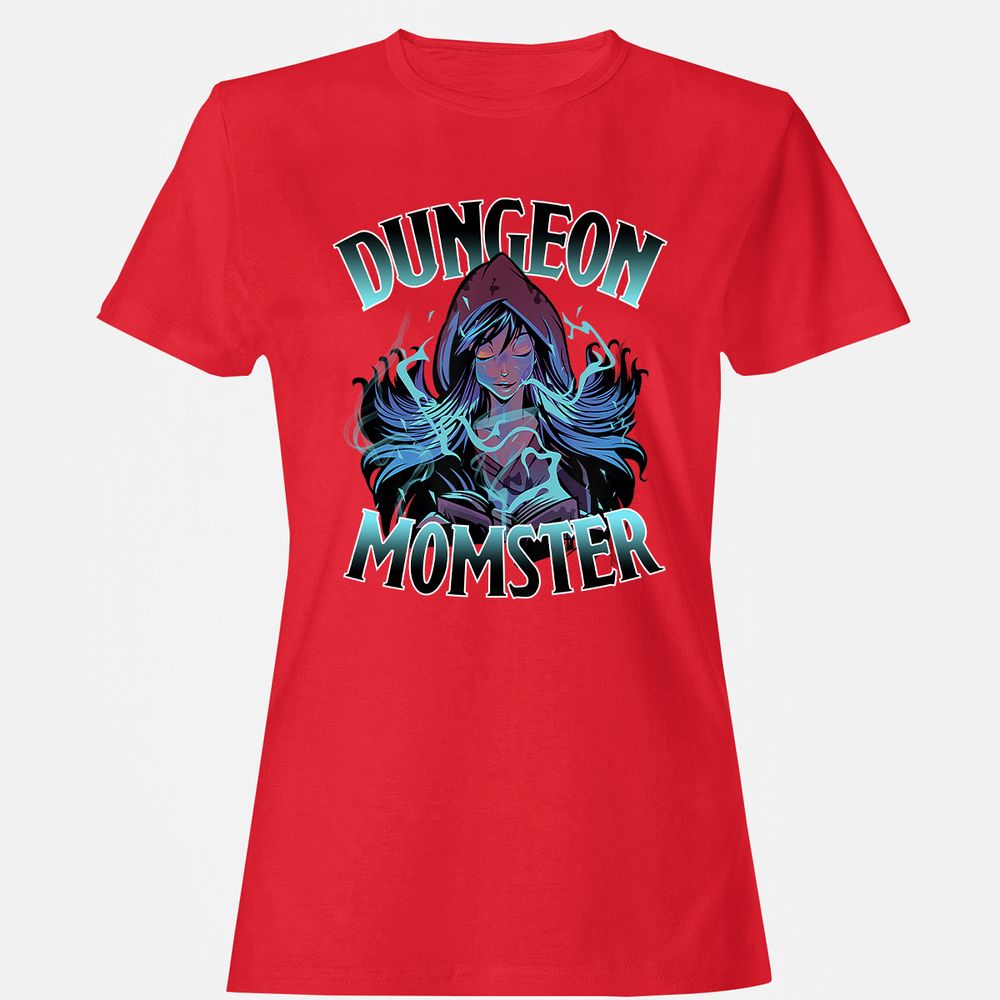 Dungeon Momster Women's T-Shirt - Red - 13