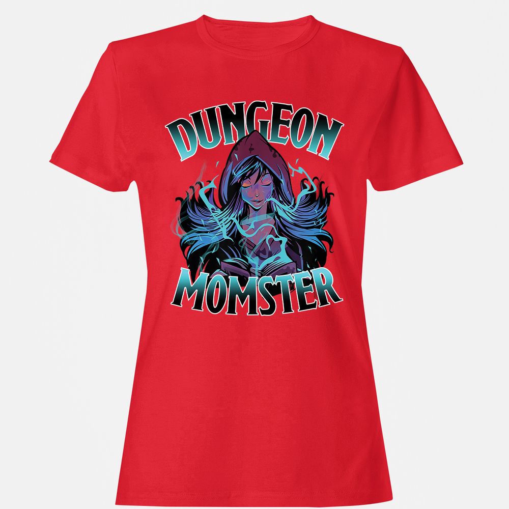Dungeon Momster Women's T-Shirt - Red - 13