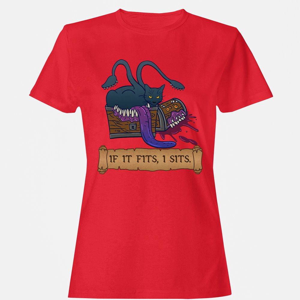 If It Fits I Sits Women's T-Shirt - Red - 13
