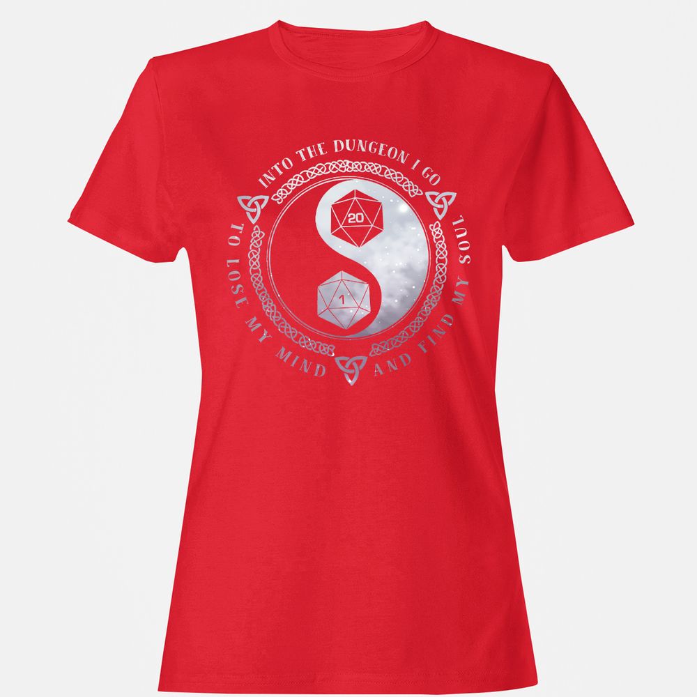 Into The Dungeon I Go Women's T-Shirt - Red - 13