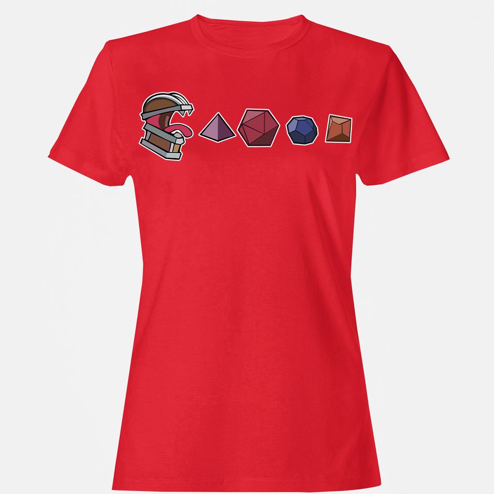 Mimic And Dices Women's T-Shirt - Red - 13