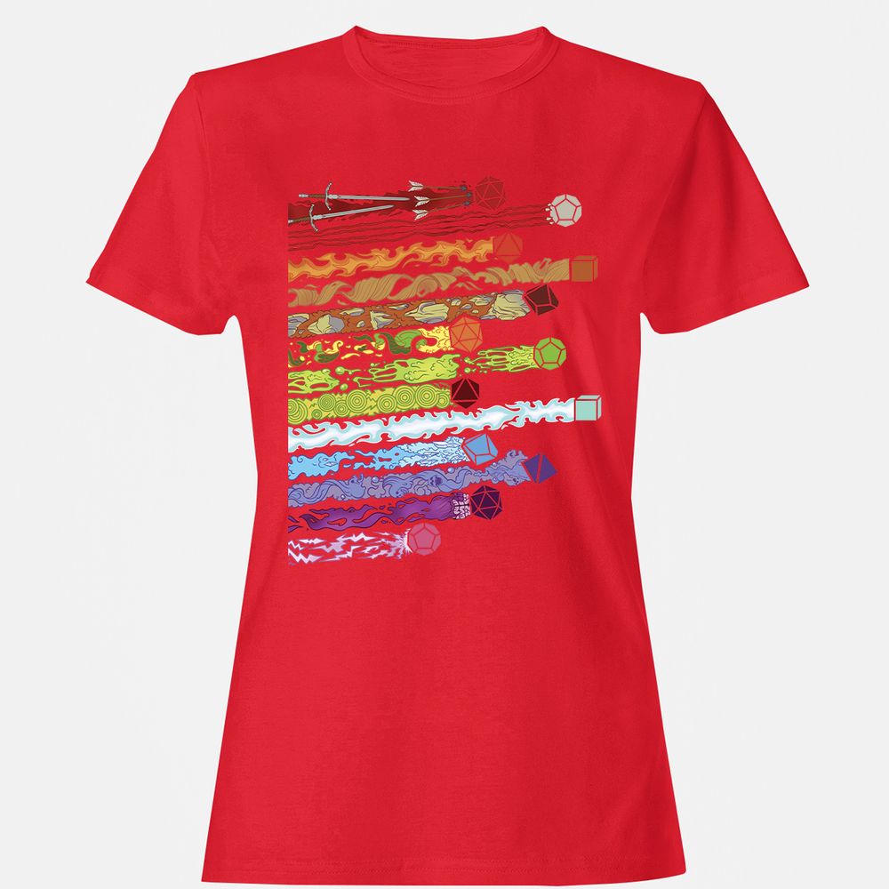 Damage Dices Women's T-Shirt - Red - 13