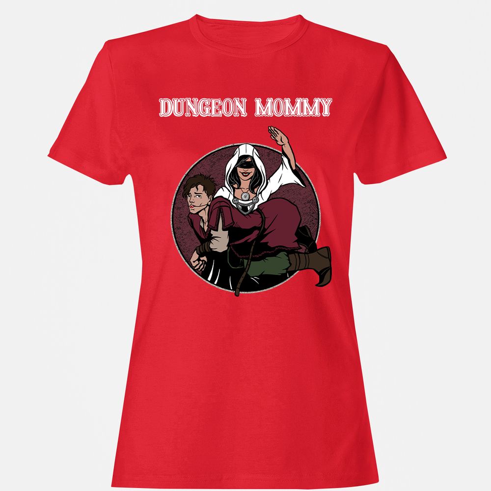 Dominant Dungeon Mommy Women's T-Shirt - Red - 13