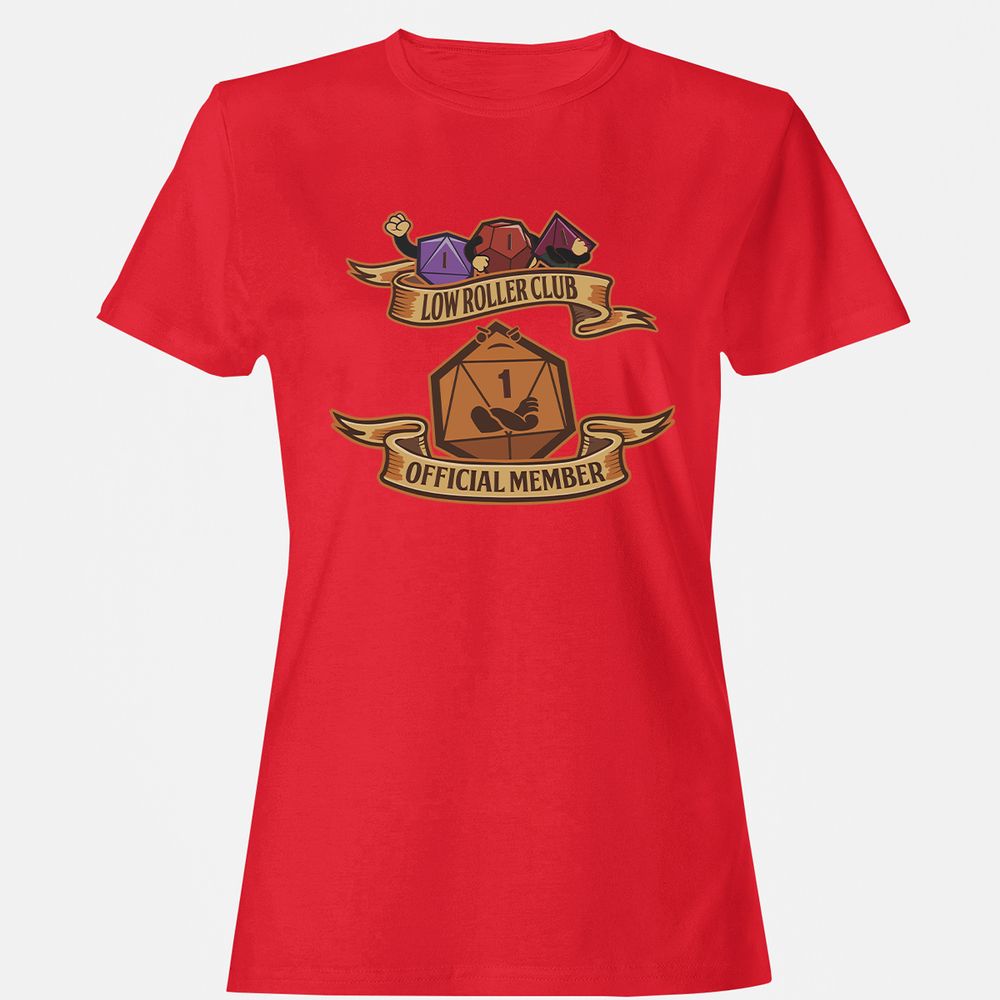 Low Roller Club Women's T-Shirt - Red - 13