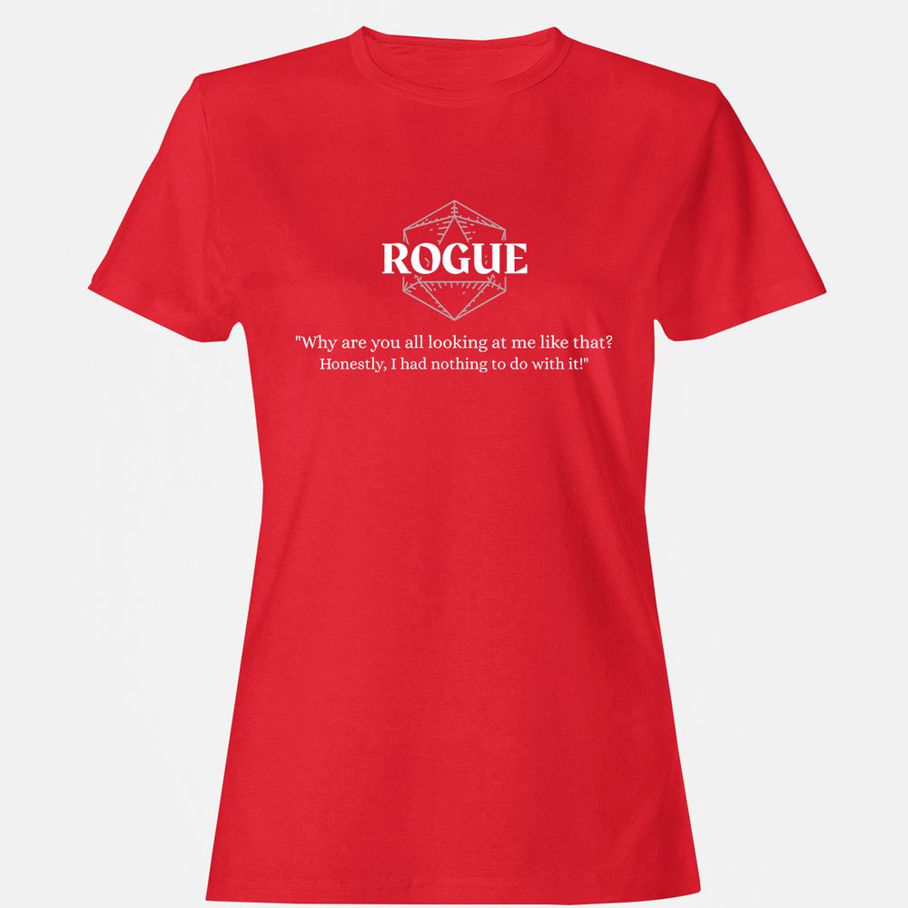 Rogue – Why Are You All Looking At Me Like That Women's T-Shirt - Red - 13