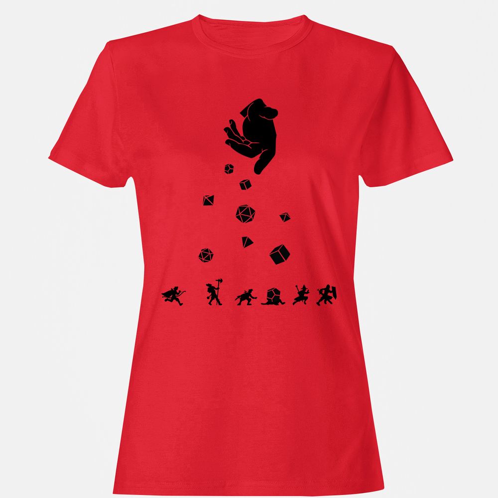 Rocks Fall, Everyone Dice Women's T-Shirt - Red - 13